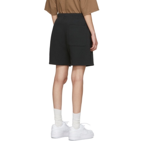 Essentials Fear of God Sweatshorts Black XL FW19 100% Cotton Men's Shorts Casual - Picture 9 of 11